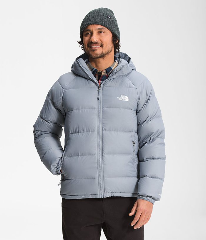 The North Face Mens Puffer Jacket Hydrenalite Down Hoodie 946ZEMAWO - Grey